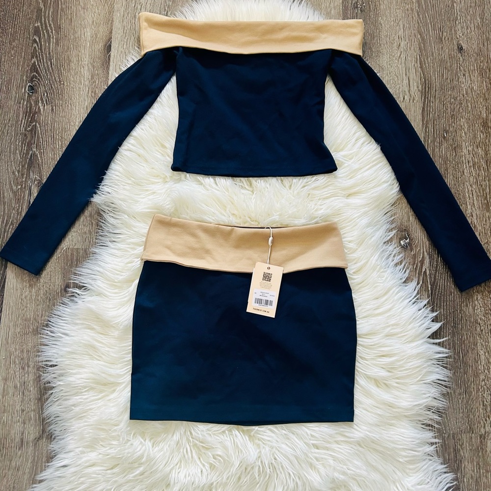 NWT Tiger Mist Imogen long sleeve top + skirt set. Size xs - Picture 7 of 7